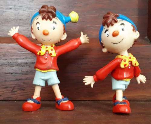 2 x Noddy figurines  Approximately 8 to 9cm in height