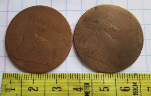 Great Britain One Penny Farthing 1884/85