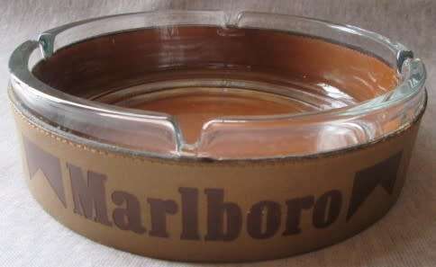 Marlboro Leather Ashtray