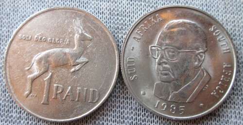 One Rand 1980-1989 (x40 Coins Lot)