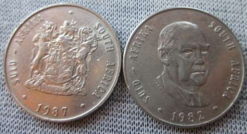 One Rand 1980-1989 (x40 Coins Lot)