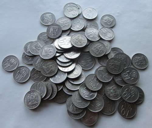 Ten Cents 1982 - 1989 South Africa (Lot)