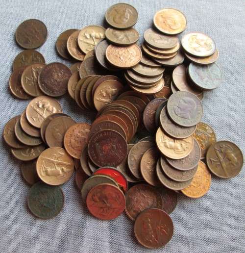 Two Cents South Africa (x106 Lot) 1970-1979