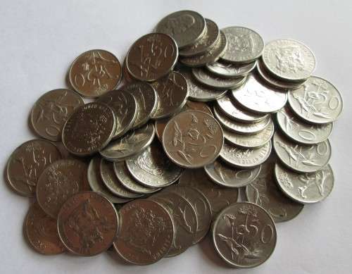 Fifty Cents 1966/68/70/71/73-90 (x51 Coins Lot)