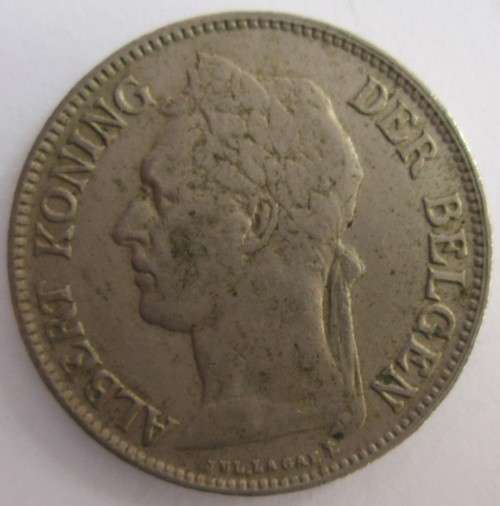50 CENTIMES BELGIUM CONGO 1924/1926/1927/1929 *RARE* x4 COINS - LOT