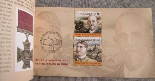 2002 ANGLO-BOER WAR SOUVENIR BOOKLET - A10