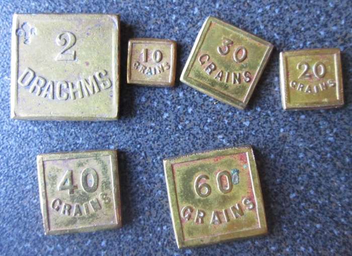 Willem A Webb Ltd Pharmaceutical Scales with Weights