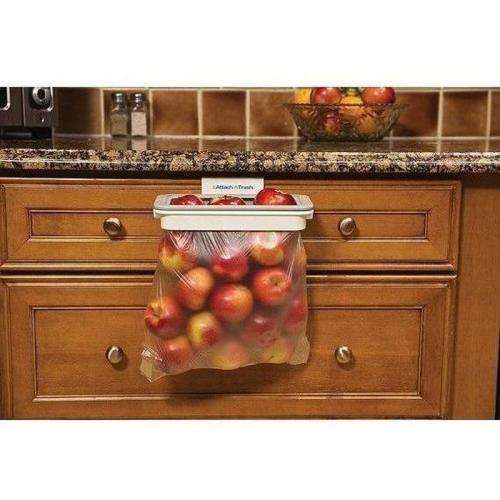 Attach a Trash The Hanging Trash Bag Holder