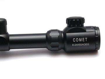 Comet 6-24x50 AOEG Rifle Scope