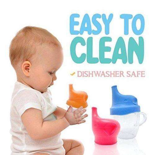 Elephant Silicone Sippy Cup Lids
