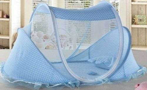 BABY¿S POP UP MOSQUITO NET CRIB,BABY TENT,BEACH PLAY TENT,BED PLAYPEN(WITH PILLOW&MATTRESS)