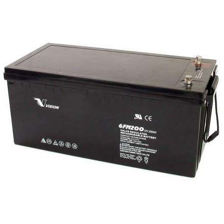 Solar Batteries-12V 200AH GEL Battery | 6FM200Z-X eXtra Heavy Duty/ 6FM150