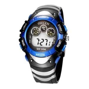 OHSEN Sport Watch Alarm/Stopwatch/30M Waterproof 7-color Changeable