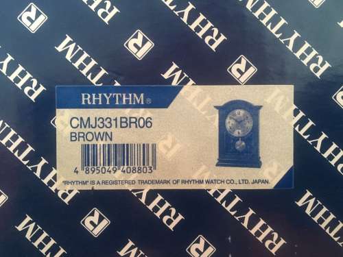 Rhythm CMJ331BR06 Brown Clock