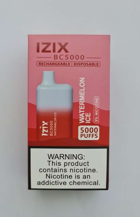 IZIX BC5000 Electronic Rechargable Vape - Watermelon Ice