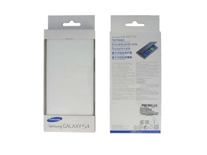 SAMSUNG GALAXY FLIP WALLET S5 - METALLIC WHITE