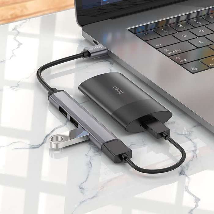 Hoco USB to USB 3.0 + USB 2.0 Adaptor - HB26