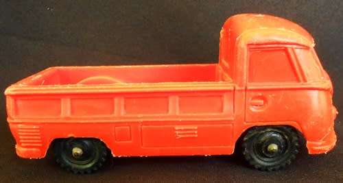 vntage tomte laerdal volkswagen truck orange