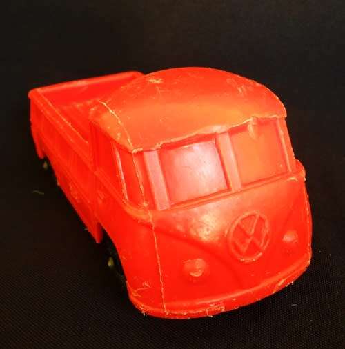 vntage tomte laerdal volkswagen truck orange