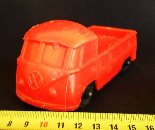 vntage tomte laerdal volkswagen truck orange