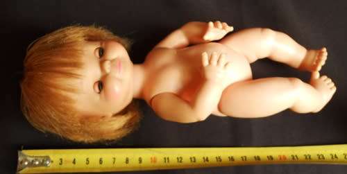 Vintage Chiltern doll from 1965 with cheeky face