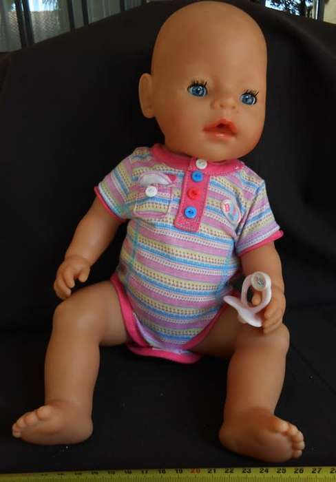 Original Baby Born Doll by Zapf Creations in original clothes with dummy