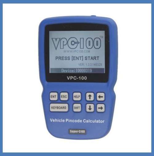 SuperOBD VPC-100 VPC100 Vehicle Pincode Calculator, V1.3.4, 500 tokens, Online updates, R3999