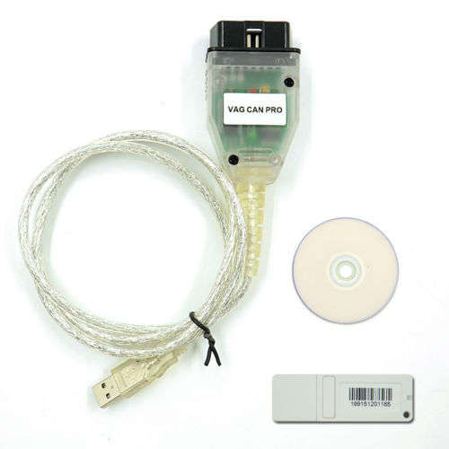 VAG CAN PRO VCP BUS+UDS+K-line OBD2 Diagnostic Scanner and Flasher, S.W Version 5.5.1, R780