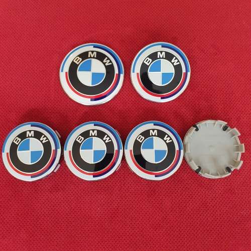 BMW Heritage M Division 50th Anniversary 6 Piece Badge Decal Set