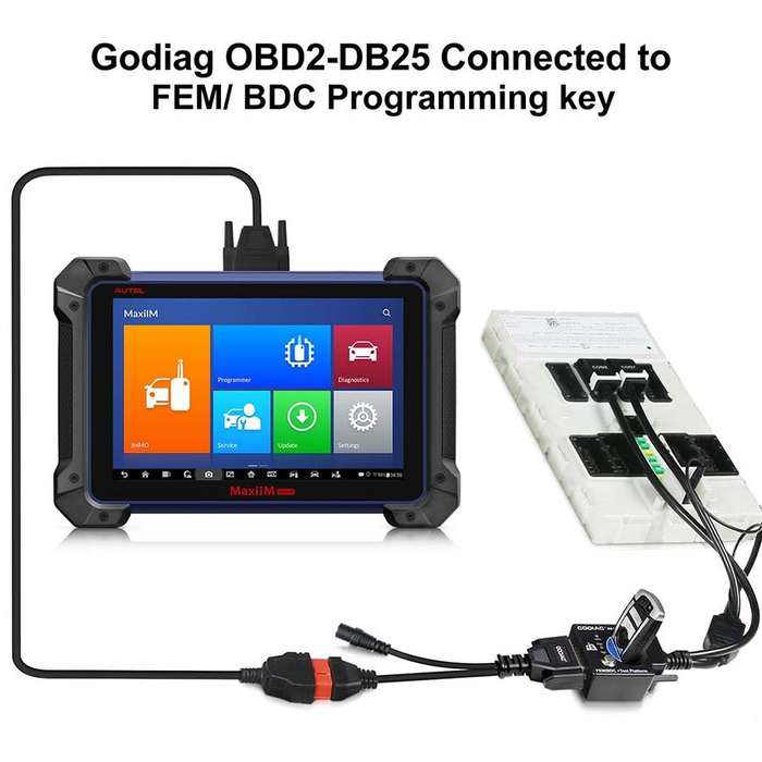 GODIAG BMW FEM BDC New Type Test Platform 4 Bench Connection works Lonsdor Autel IM608 VVDI2, CGDI