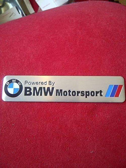 BMW M Sport/M Tech 3D Aluminium Badge