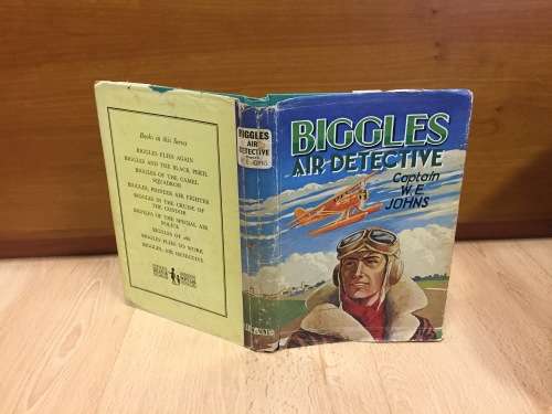 Biggles Air Detective by Captain W E Johns 1st edition 1952 with Dust Jacket