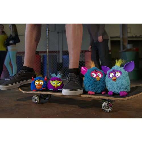 Furby Party Rockers Creature Light Blue Interactive Plush Toy - New Mint in Box