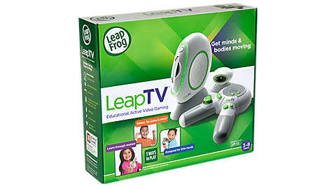 Leap Frog LEAP TV Educational Gaming System - mint in torn cardboard box