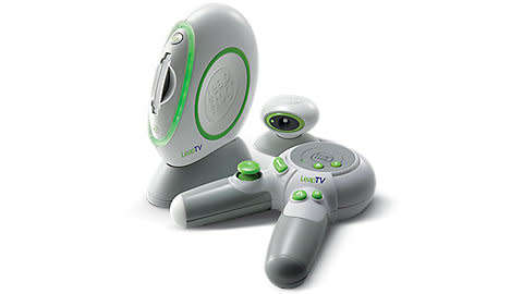 Leap Frog LEAP TV Educational Gaming System - mint in torn cardboard box