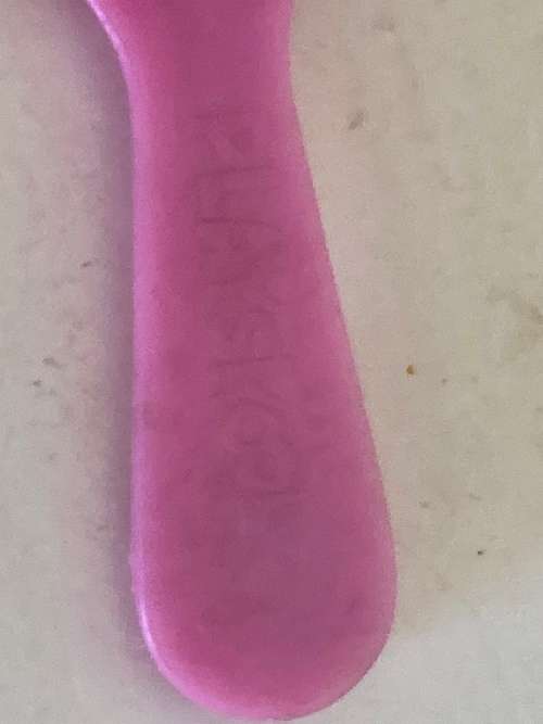 Vintage SNUGGLEBUMMS Pink Brush accessory part for a 1984 Playskool