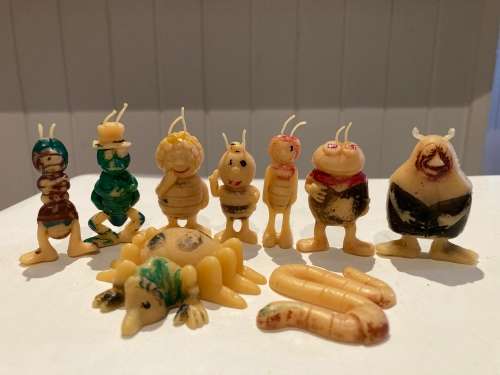 South African VINTAGE MAYA THE BEE complete lot of 9 figures from 1980