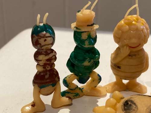 South African VINTAGE MAYA THE BEE complete lot of 9 figures from 1980