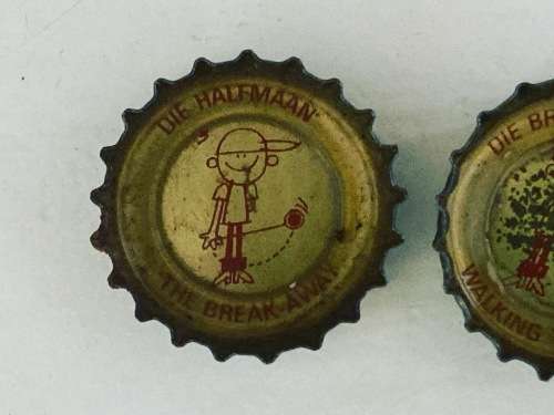 3 x original 1966 RUSSELL COKE Yo-Yo Coca Cola Coke South Africa Bottle Liners and caps