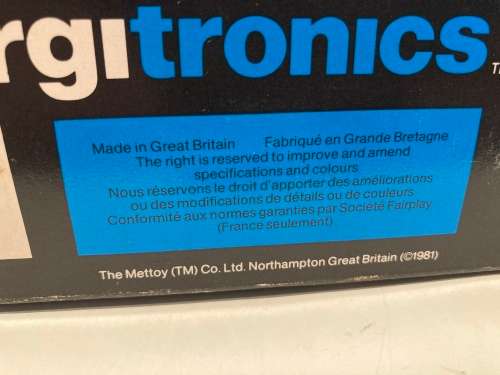 CORGI 1004 Electronic hooting BTA Welcome to  London Routemaster Bus 1981 - mint in box