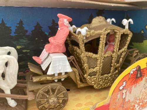 Rare DINKY Toys official 1976 Cinderella Coach from The Slipper & the Rose movie boxset mint in box