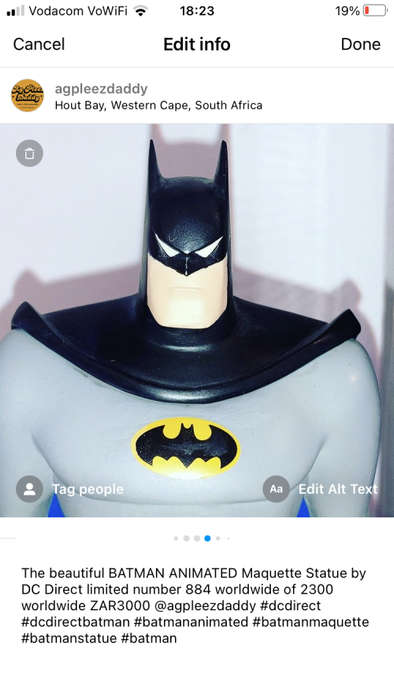 BATMAN Animated Edition Statue Maquette mint in box