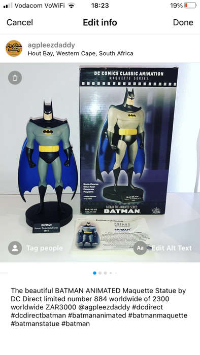 BATMAN Animated Edition Statue Maquette mint in box