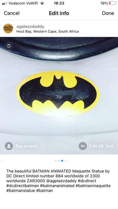 BATMAN Animated Edition Statue Maquette mint in box