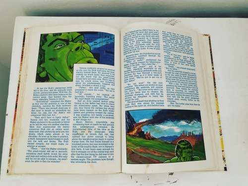 1984 MARVEL HULK ANNUAL Hard cover British edition