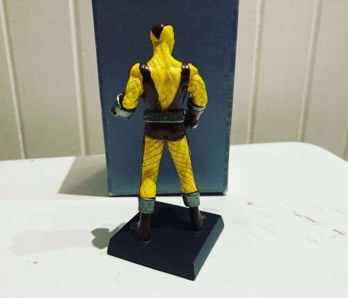 MARVEL comics THE SHOCKER enemy villain of SPIDER-MAN mini lead Statue by Eaglemoss - Mint in box