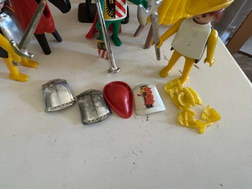 Vintage 1980s Playmobil Clicky No 3265 Medieval Knights Jousting Tournament set