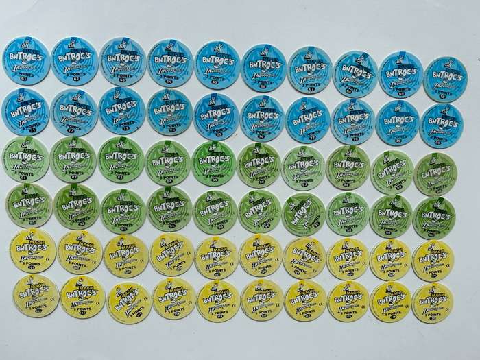 The official first issue INDIANA JONES 119 of 120 series of BNTOCs / TAZOs / POGS