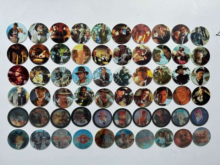 The official first issue INDIANA JONES 119 of 120 series of BNTOCs / TAZOs / POGS