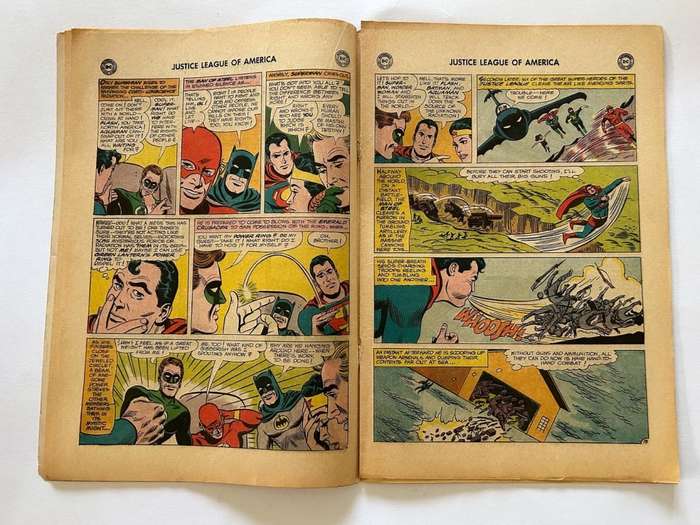 The JUSTICE LEAGUE of AMERICA no 40 November 1965 GD condition